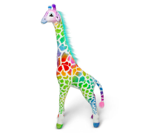 Melissa&Doug - Girafa gigant din plus Rainbow