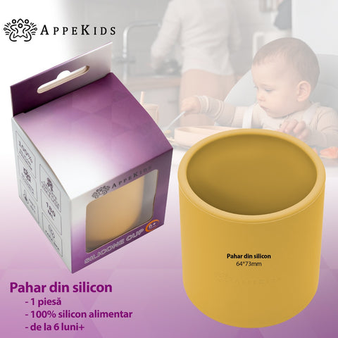 Pahar din silicon, AppeKids - Honey