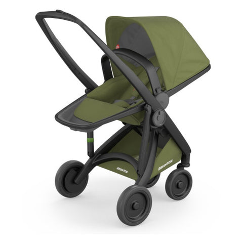 Greentom - Carucior Reversible Ecologic cu Cadru Negru