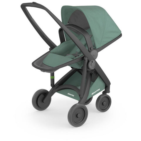 Greentom - Carucior Reversible Ecologic cu Cadru Negru