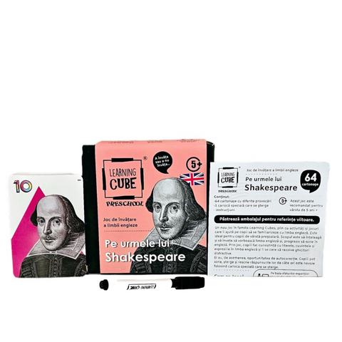 Joc lingvistic Learning Cube® - Pe urmele lui Shakespeare