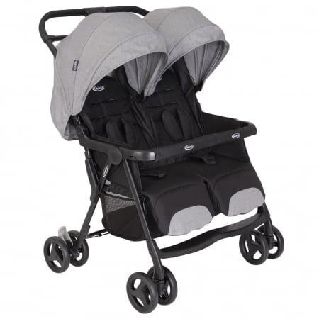 Carucior gemeni Graco DuoRider Steeple Gray