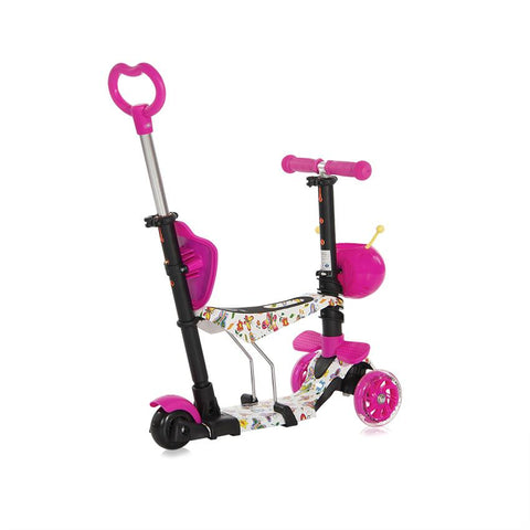 Trotineta pentru copii Smart Plus, Pink Butterfly