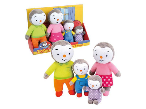 Set 4 Plusuri Jemini Familia De Pinguini Tchoupi