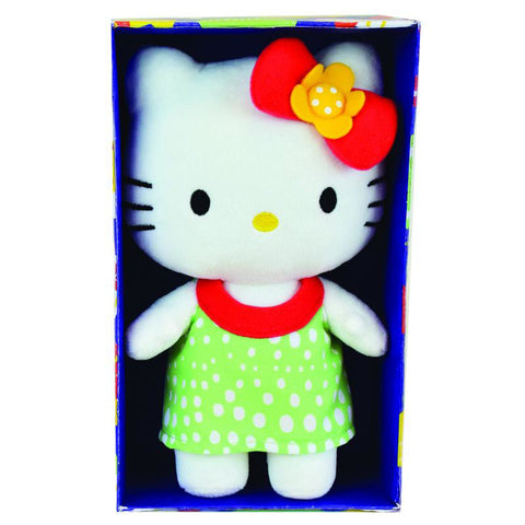 Jucarie Plus Jemini 20cm Hello Kitty - Rochita Verde