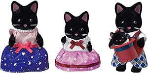 Figurine Sylvanian Families - Familia Pisicutelor Negre