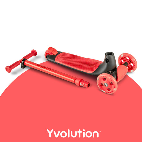 Trotineta cu 3 roti Yvolution Y Glider Kiwi Red