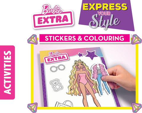 Carte de colorat cu activitati Barbie - Stilul tau