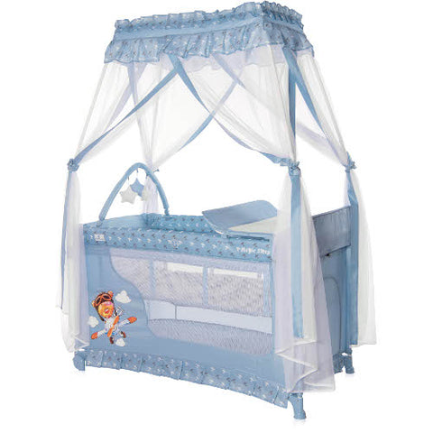 Lorelli - Patut Pliabil Stil Baldachin Magic Sleep cu Accesorii