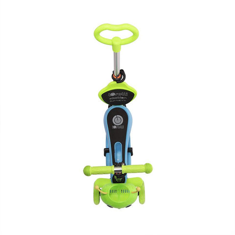 Trotineta pentru copii Smart Plus, Blue & Green