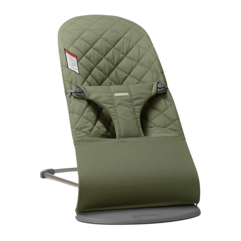 BabyBjorn - Balansoar Bliss Dark Green din tesatura matlasata cu aspect Clasic