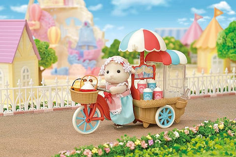 Sylvanian Families - Set Stand Tricicleta pentru Popcorn