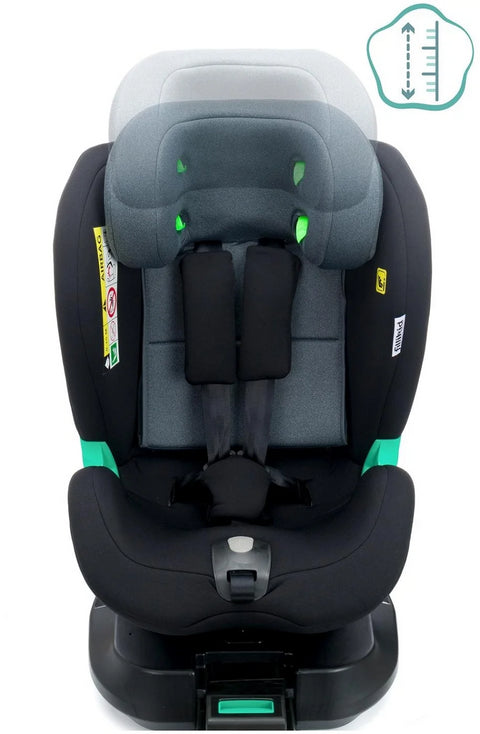 Scaun auto cu Isofx Luca 360° black/grey, 0-36 kg Fillikid