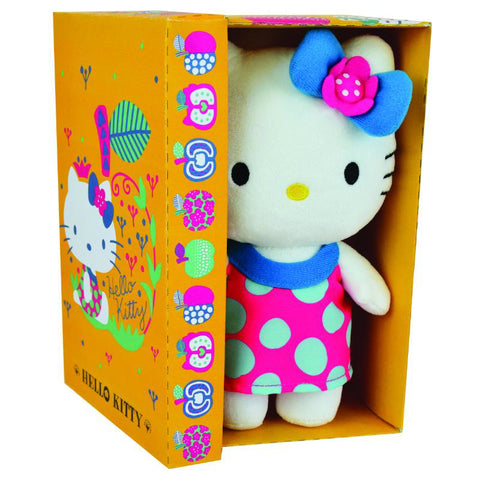 Jucarie Plus Jemini 20cm Hello Kitty Buline Albastre