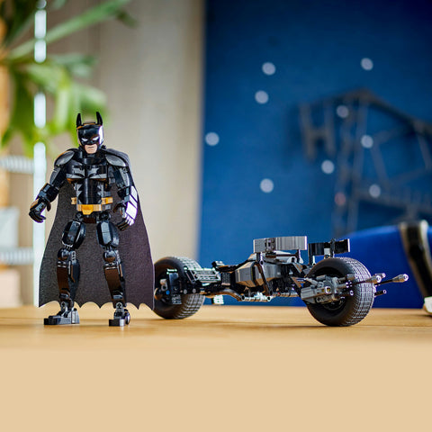 Figurina de constructie Batman™ si motocicleta Bat-Pod