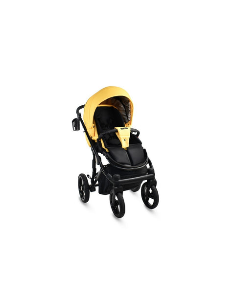 Carucior copii 2 in 1, reversibil, complet accesorizat, 0-36 luni, Bexa Glamour Yellow