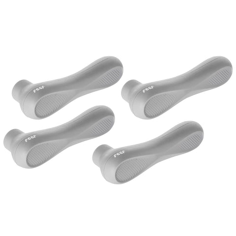 Set 4 protectii clanta usa, din silicon, acoperire completa, Reer HandleGuard 70091