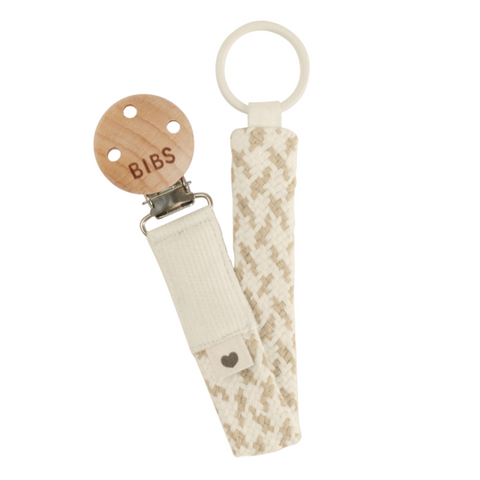 Bibs - Lantisor clip pentru suzeta, Ivory/Vanilla