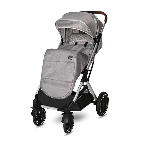 Carucior pentru nou-nascut Storm, pana la 22 kg, cadru aluminiu, Opaline Grey