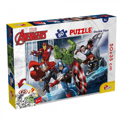 Puzzle de colorat - Avengers in misiune (60 de piese)