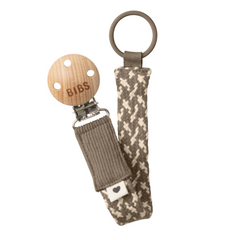 Bibs - Lănțișor clip pentru suzeta, Dark Oak/Vanilla