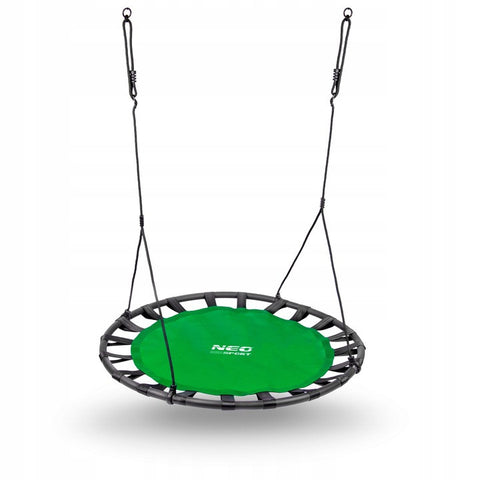 Leagan cuib de barza, pana la 150 kg, Neo-Sport, Swingo, XXL, 120 cm, Verde