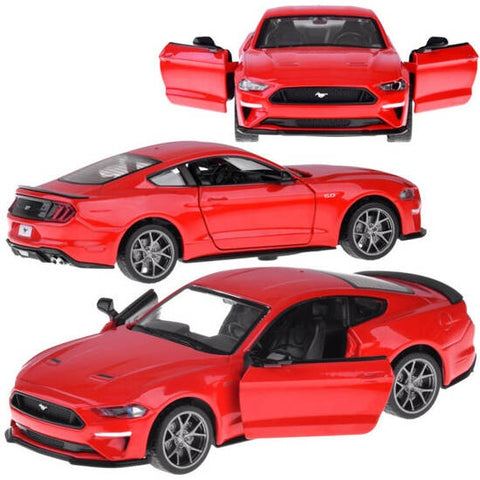 Mașină Ford Mustang GT 2018 , 1:34, cu sunete, lumini, Rosie, ZA4616