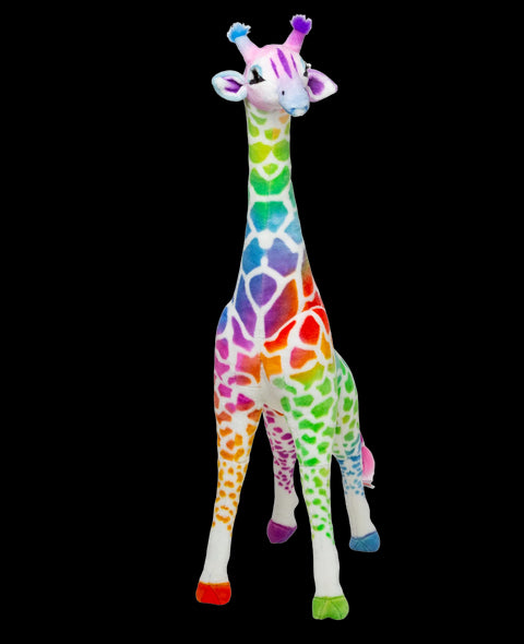 Melissa&Doug - Girafa gigant din plus Rainbow