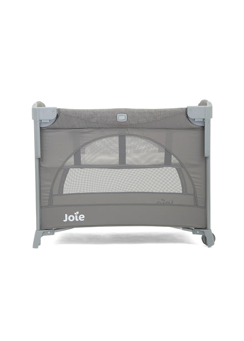 Joie - Patut pliant pentru cosleeping Kubbie Foggy Gray