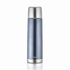 Sticlă termos din oțel inoxidabil vidat ColourCup, 450 ml, gri, Reer 90521
