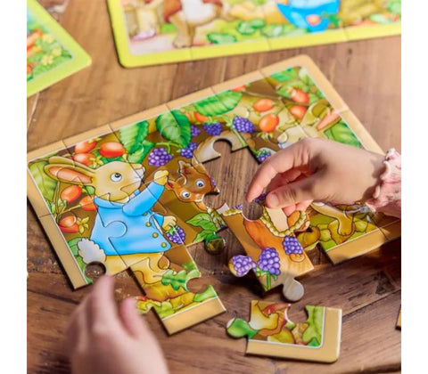 Cutie puzzle x 4 Peter Rabbit