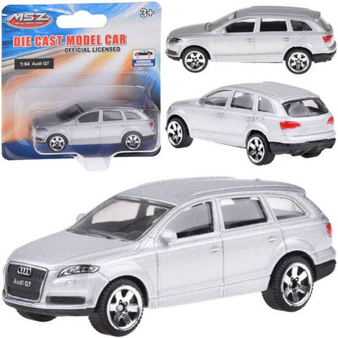 Mașină metalică cu licență, Audi Q7, 1:64 arc suspensie, ZA5058