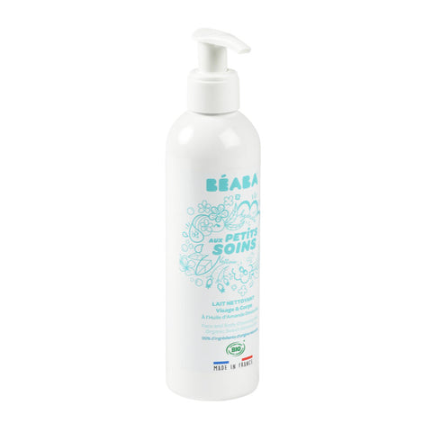 Lapte de curatare fata si corp pentru bebelusi Beaba 250 ml, Certificat Organic