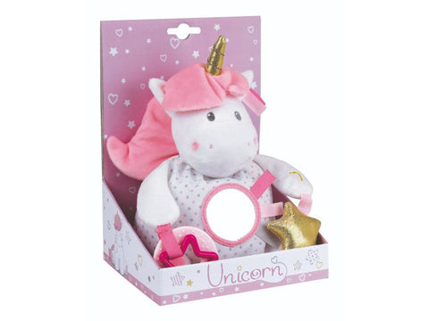 Jucarie Plus Jemini Cu Activitati 24cm Unicorn