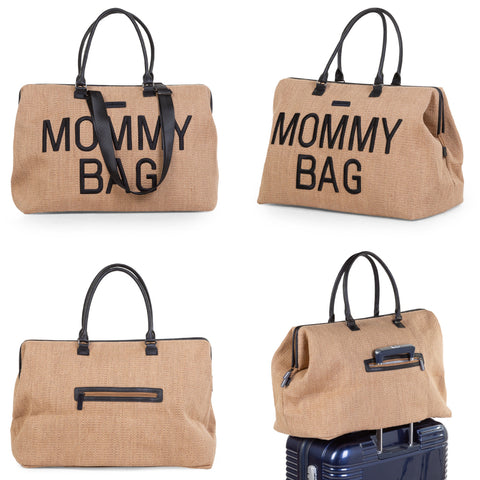 Geanta de infasat Childhome Mommy Bag Raffia