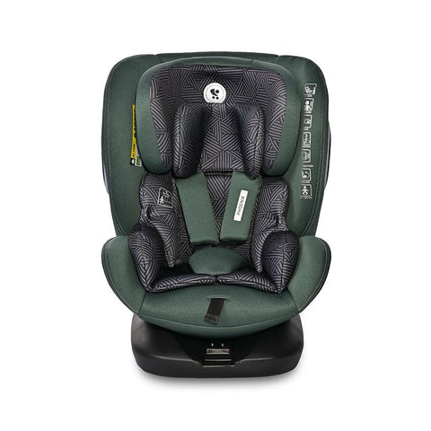 Scaun auto, Phoenix, i-Size, Isofix, rotativ, 0 Luni-12 Ani, 40-150 cm, Green Pine