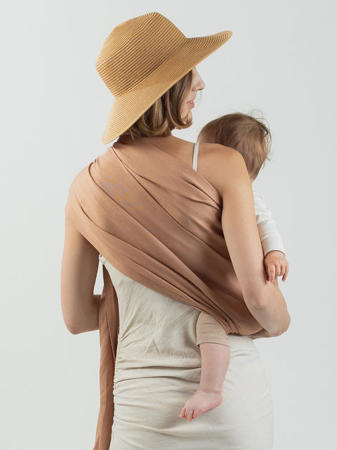 Sling cu Inele ISARA Caramel Bamboo Linen