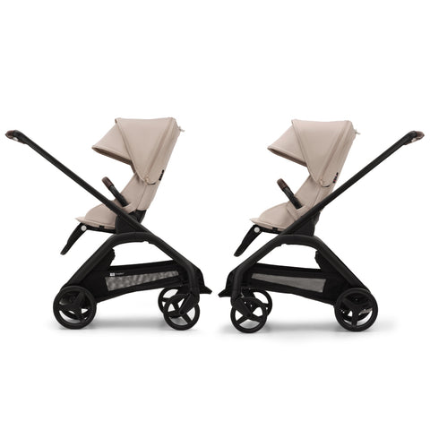 Carucior Bugaboo Dragonfly Black Desert Taupe