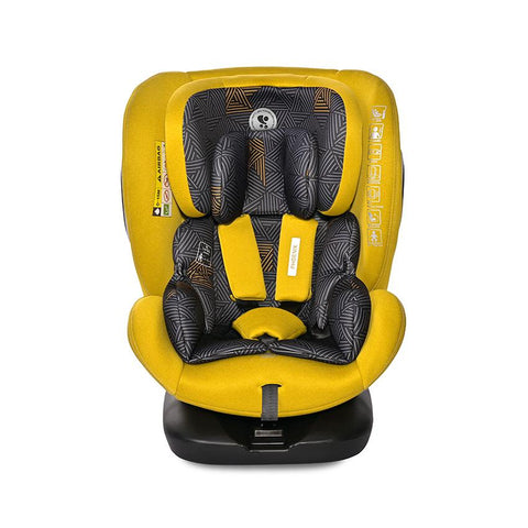 Scaun auto, Phoenix, i-Size, Isofix, rotativ, 0 Luni-12 Ani, 40-150 cm, Lemon Curry