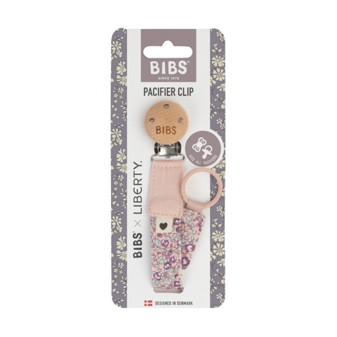 BIBS x LIBERTY - Lantisor clip pentru suzeta, Eloise Blush