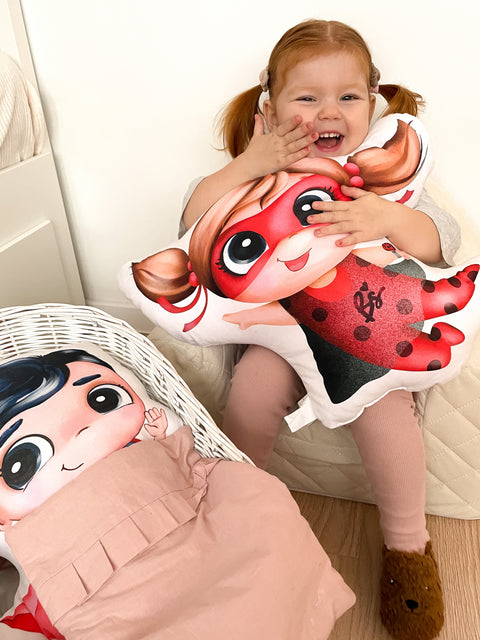 Perna bebe Superhero Ladybug girl