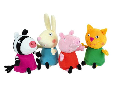 Set 4 Plusuri Jemini 17cm Peppa Pig Si Prietenii