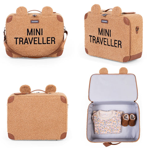 Valiza pentru copii Childhome Mini Traveller Teddy