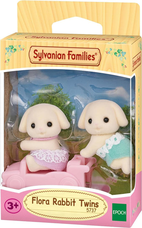 Figurine Sylvanian Families-Gemenii Iepurasi Flora