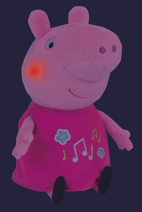 Jucarie Plus Muzicala Jemini Cu Lumini 25cm Peppa Pig