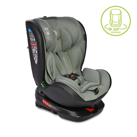 Scaun auto, Nebula, i-Size, Isofix, rotativ, 0 Luni-12 Ani, 40-150 cm, Iceberg Green