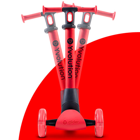 Trotineta 5-in-1 Yvolution Y Glider Luna Red