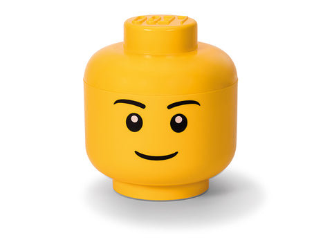 Cutie depozitare L cap minifigurina LEGO baiat