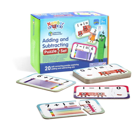 Puzzle - Adunari si scaderi 1-10 - Numberblocks