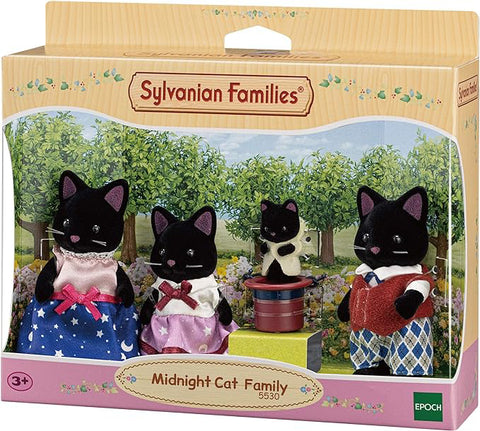 Figurine Sylvanian Families - Familia Pisicutelor Negre